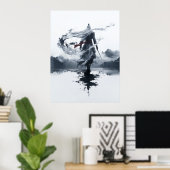 Samurai-🗡️🌪️ Poster (Heimbüro)