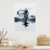 Samurai-🗡️🌪️ Poster (Küche)