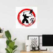 Samurai Poster (Heimbüro)