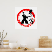 Samurai Poster (Küche)