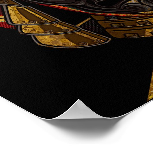 Samurai-Poster Poster (Ecke)