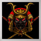 Samurai-Poster Poster (Vorne)