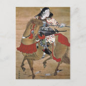Samurai Postkarte (Vorderseite)