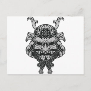 Samurai Postkarte