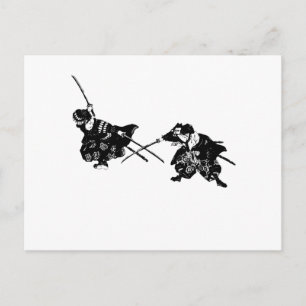 Samurai Postkarte