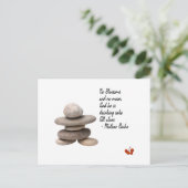 Samurai Postkarte (Stehend Vorderseite)