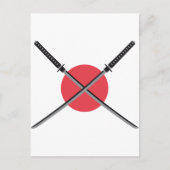 Samurai Postkarte (Vorderseite)