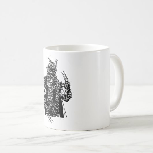 Samurai Punk Kaffeetasse (VorderseiteRechts)