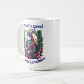 Samurai Rabbit in Bamboo Grove Kaffeetasse (Vorderseite Links)