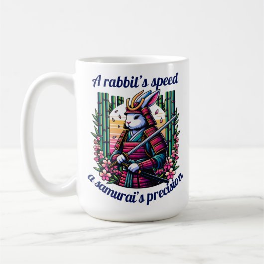 Samurai Rabbit in Bamboo Grove Kaffeetasse (Links)