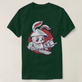 Samurai Rabbit Making Sushi T-Shirt (Design vorne)