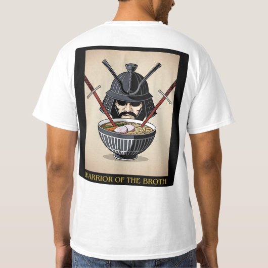 Samurai Ramen T - Shirt - Krieger des BrotT-Shirts (Rückseite)