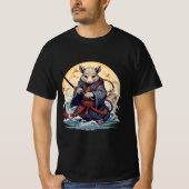 Samurai Rat Men's T-Shirts (Vorderseite)