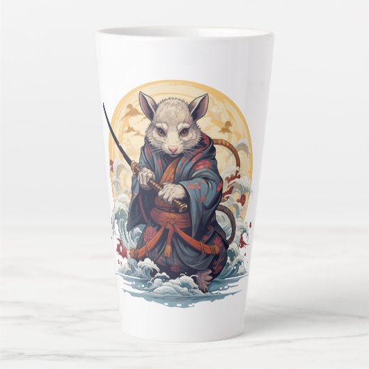 Samurai Rat Milchtasse (Vorderseite)