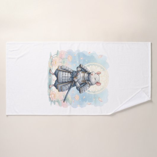  Samurai Rat warrior  Badehandtuch (Badehandtuch)