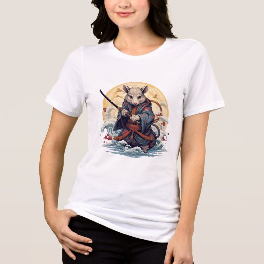 Samurai Rat Women's T-Shirts (Vorderseite)