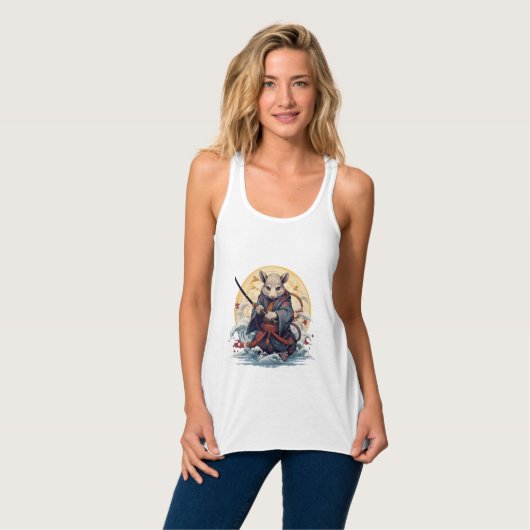 Samurai Rat Women's Tank Tops (Vorderseite Vollansicht)