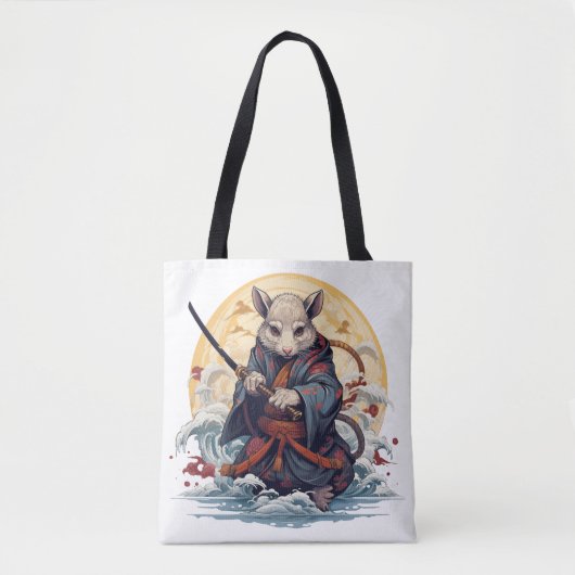 Samurai Rat Women's Tote Bags Tasche (Vorderseite)