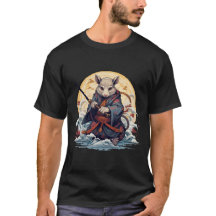 Samurai-Ratte Basic Dark T-Shirt