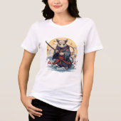 Samurai-Ratte Damen T-Shirts (Vorderseite)