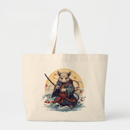 Samurai-Ratte Damen-Taschen Jumbo Stoffbeutel