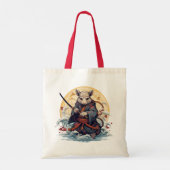 Samurai-Ratte Damen-Taschen Tragetasche (Rückseite)