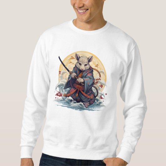 Samurai-Ratte Herren Hoodies & Sweatshirts (Vorderseite)