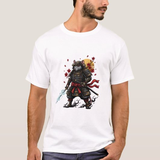 Samurai-Ratte Herren T-Shirts (Vorderseite)