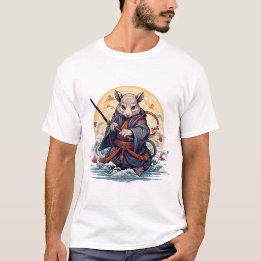 Samurai-Ratte Herren T-Shirts (Vorderseite)