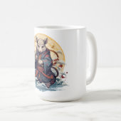 Samurai-Ratte Kaffeetasse (VorderseiteRechts)