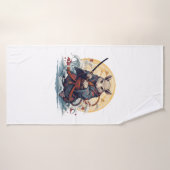 Samurai-Ratten-Krieger Badehandtuch (Badehandtuch)