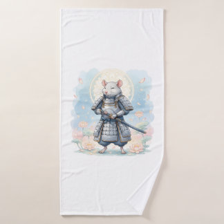 Samurai-Ratten-Krieger Badehandtuch