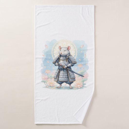 Samurai-Ratten-Krieger Badehandtuch (Badehandtuch)