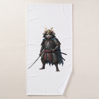 Samurai-Ratten-Krieger Badehandtuch