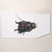 Samurai-Ratten-Krieger Badehandtuch (Badehandtuch)