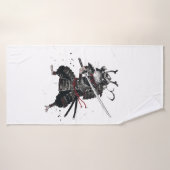Samurai-Rattenkrieger Badehandtuch (Badehandtuch)