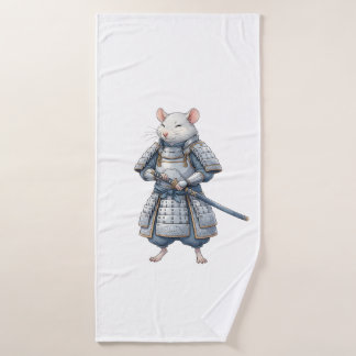 Samurai-Rattenkrieger Badehandtuch