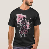 Samurai Rauch Blüten T-Shirt (Vorderseite)