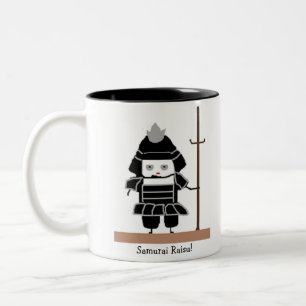 Samurai-Reis-Tasse Zweifarbige Tasse