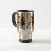 SAMURAI-REISE-TASSE REISEBECHER (Vorderseite Links)