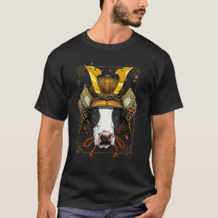 Samurai-Rinderbauer Japanischer Krieger Bushido Ja T-Shirt