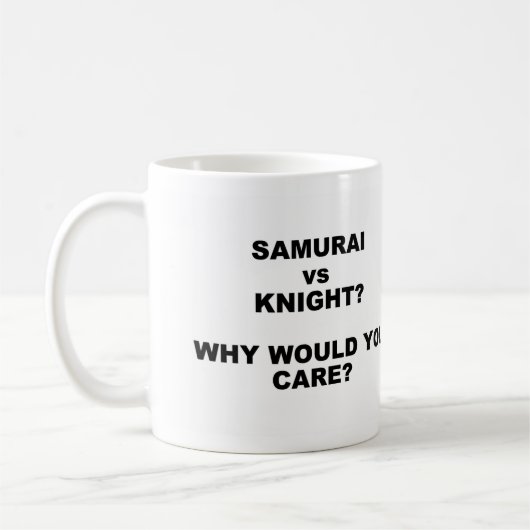 Samurai / RitterTasse Kaffeetasse (Links)