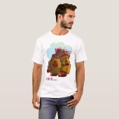 Samurai-Robotertank T-Shirt (Vorne ganz)