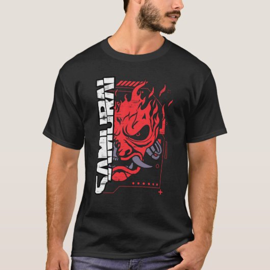 Samurai-Rockband-Vintage-Geschenk T-Shirt (Vorderseite)