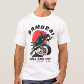 Samurai Roll und Cut Japan Sushi T-Shirt (Vorderseite)