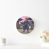 Samurai Runde Wanduhr (Zuhause)