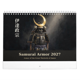 Samurai-Rüstung 2027 Wandkalender
