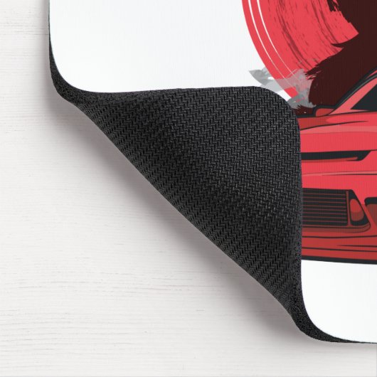 Samurai RX7 Japanischer Wagen Mousepad (Ecke)