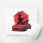 Samurai RX7 Japanischer Wagen Mousepad (Mit Mouse)