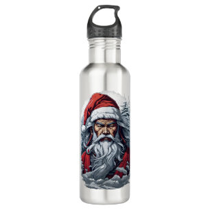 Samurai Santa Claus Edelstahlflasche